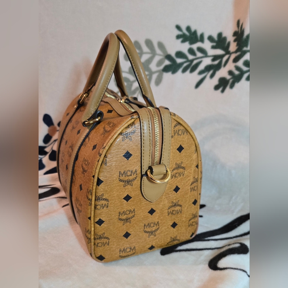 MCM Tan Monogram Handbag - Picture 3 of 16